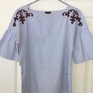 Ann Taylor seersucker blouse